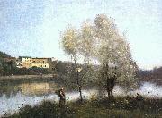 Jean Baptiste Camille  Corot Ville d Avray Sweden oil painting artist
